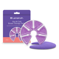 3u1 topla hladna terapija prsa, 2 kom lansinoh-uk hot and cold breast therapy pack in purple with microvalve heating