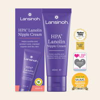 HPA lanolin nipple cream by lansinoh-uk in purple with ultra purified lanolin for sore nipples and breastfeeding