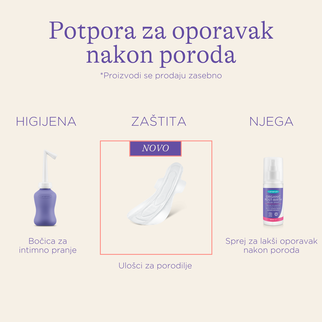 Higijenski ulošci za porodilje