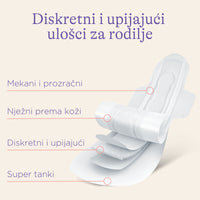 Higijenski ulošci za rodilje L Lansinoh-uk postpartum hygiene pads in white with breathable soft materials