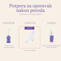 Higijenski ulošci za rodilje L Lansinoh-uk postpartum hygiene pads with breathable soft materials, white pads