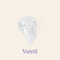 Rezervni dijelovi za nosive izdajalice lansinoh-uk spare parts ventil connector in white plastic