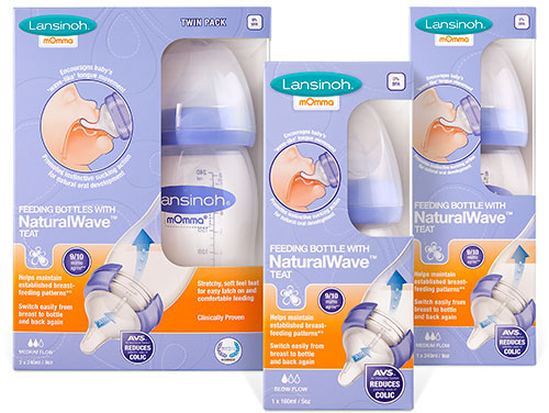 Twin Pack, 240ml and 160ml Baby Bottle Packs